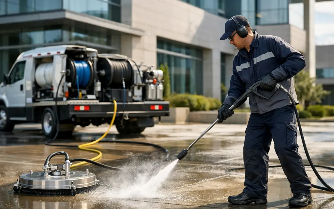 Commercial Pressure Washing That Protects