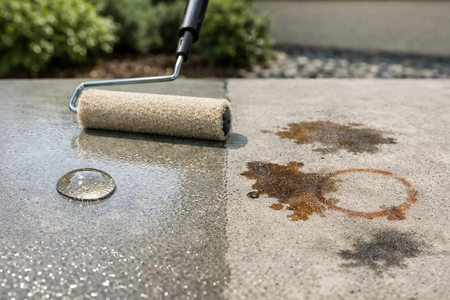 Does Concrete Sealing Prevent Stains?