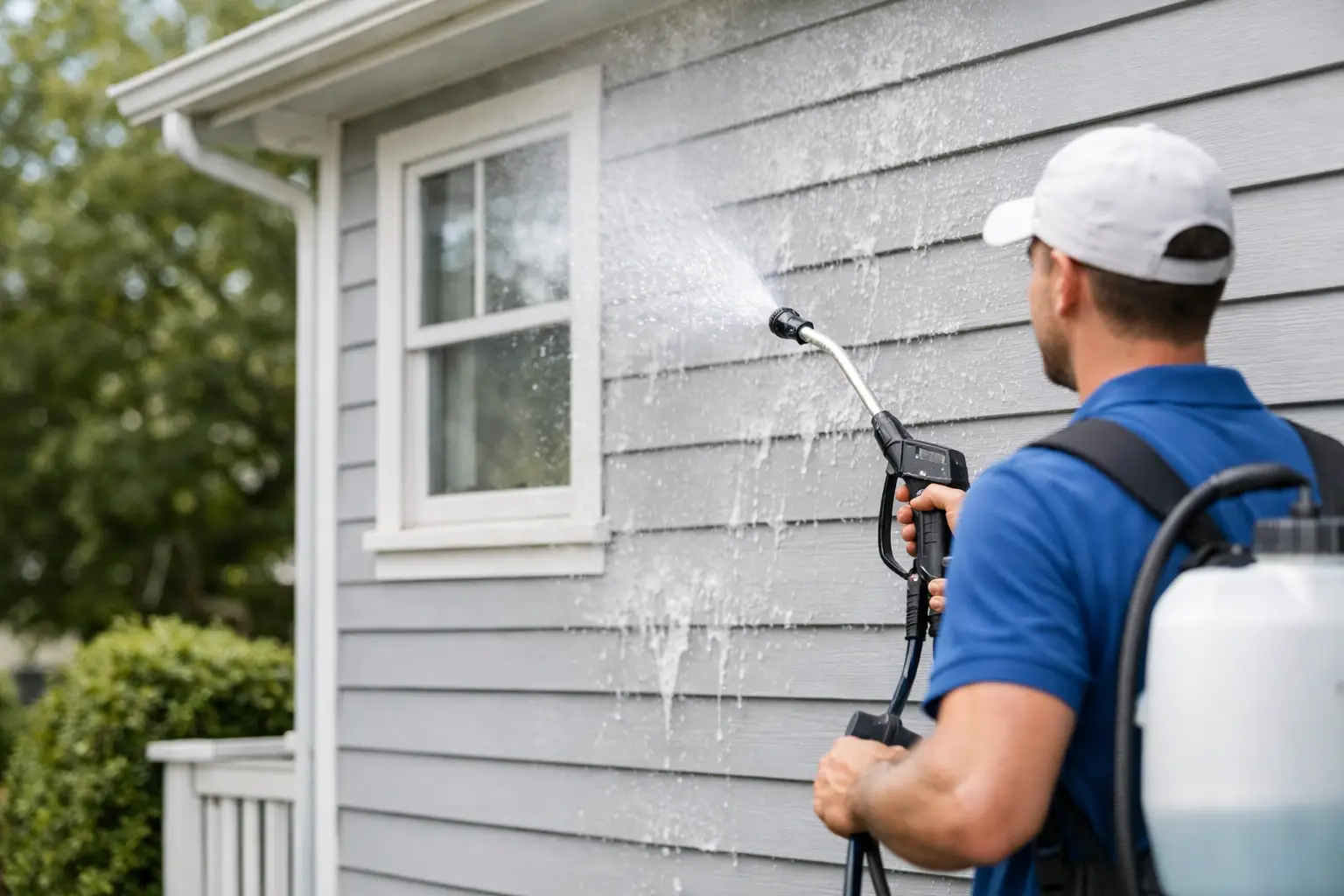 How to Soft Wash Weatherboard Homes