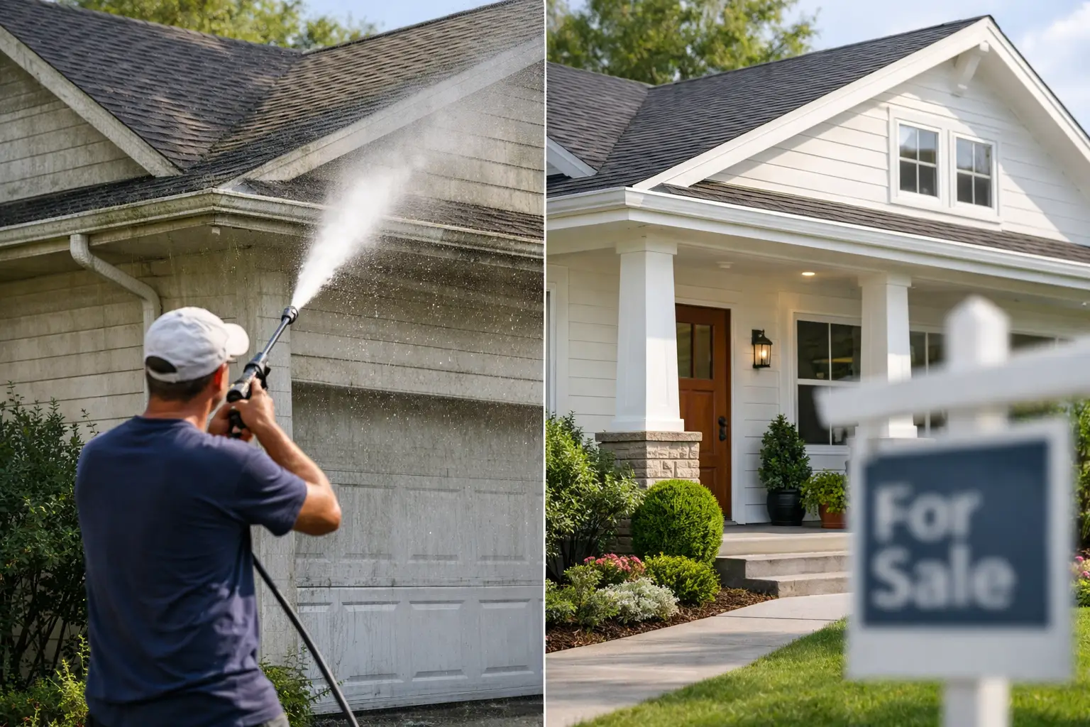 Pre Sale House Washing That Lifts Street Appeal