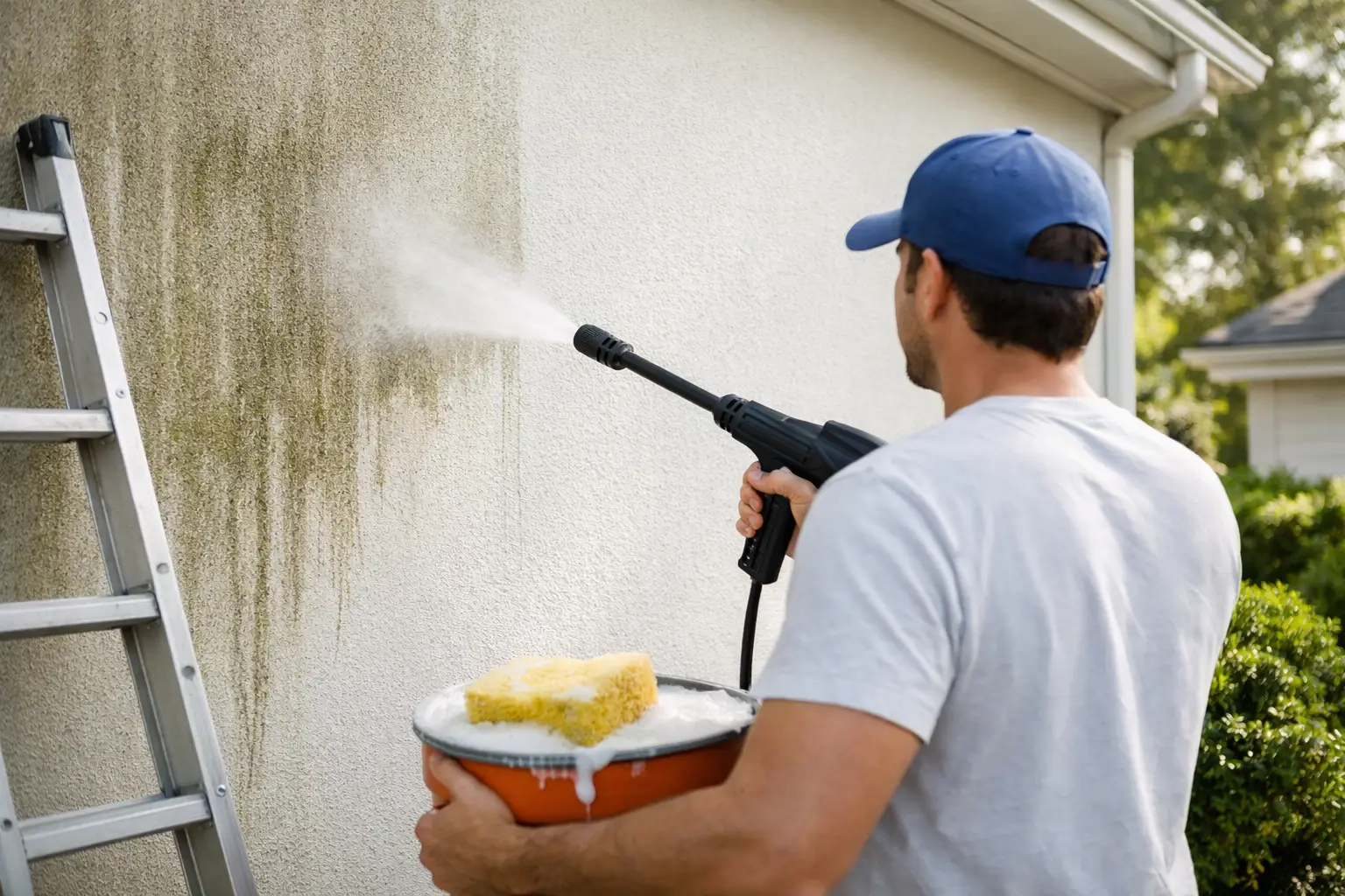 How to Clean Exterior Walls Safely