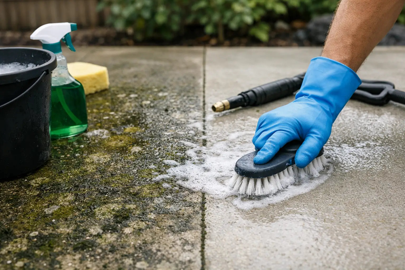 How to Clean Mouldy Concrete Properly