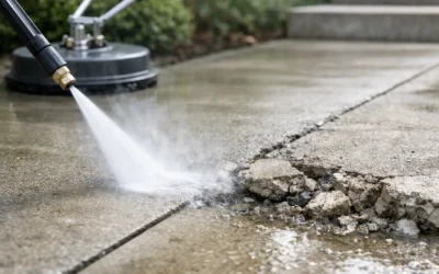 Can Pressure Cleaning Damage Concrete?