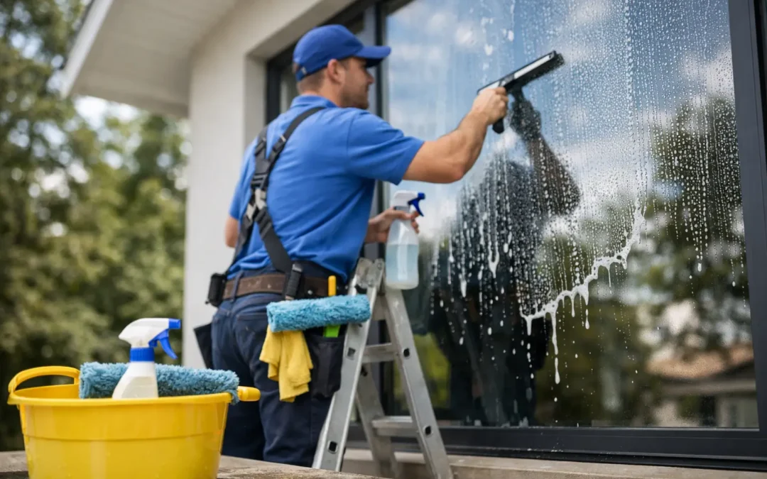 How To Clean Exterior Windows Safely