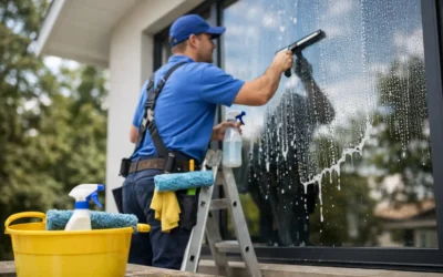How to Clean Exterior Windows Safely