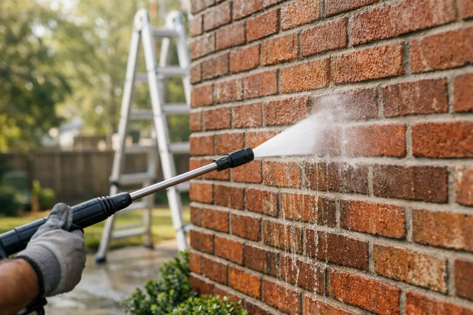 How to Wash Exterior Brickwork Safely