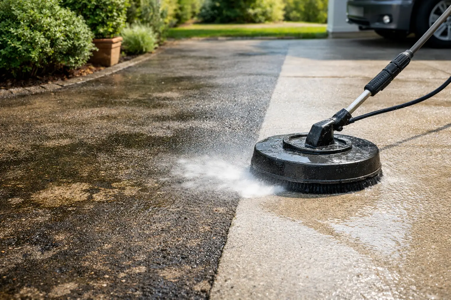 How to Clean a Dirty Driveway Without Damage