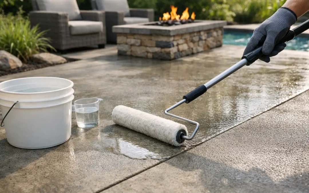 How To Seal Outdoor Concrete Surfaces