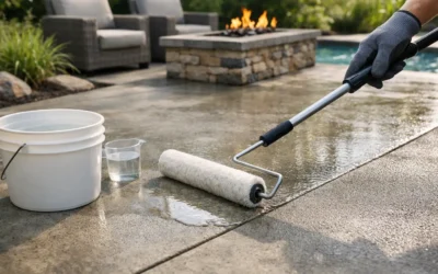 How to Seal Outdoor Concrete Surfaces