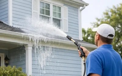 How to Soft Wash Painted Exteriors Safely
