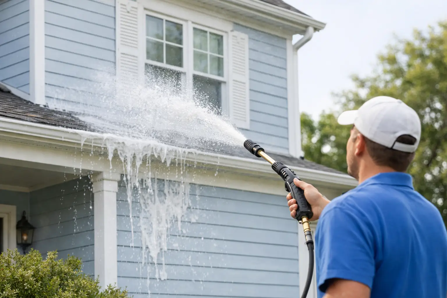 How to Soft Wash Painted Exteriors Safely