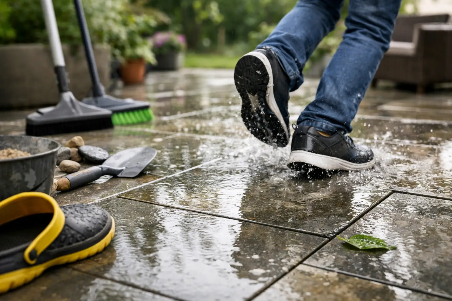 Why Are Outdoor Tiles Slippery? Causes and Fixes