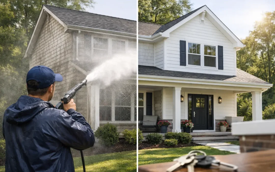 A House Wash Resale Uplift Example For Sellers