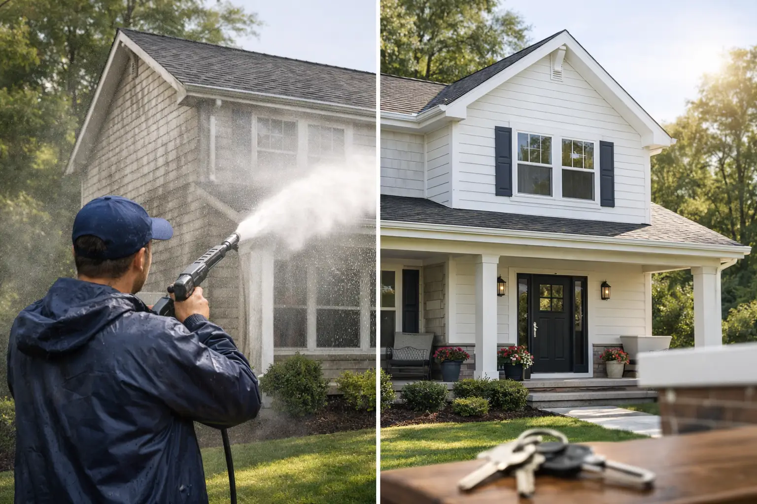 A House Wash Resale Uplift Example for Sellers