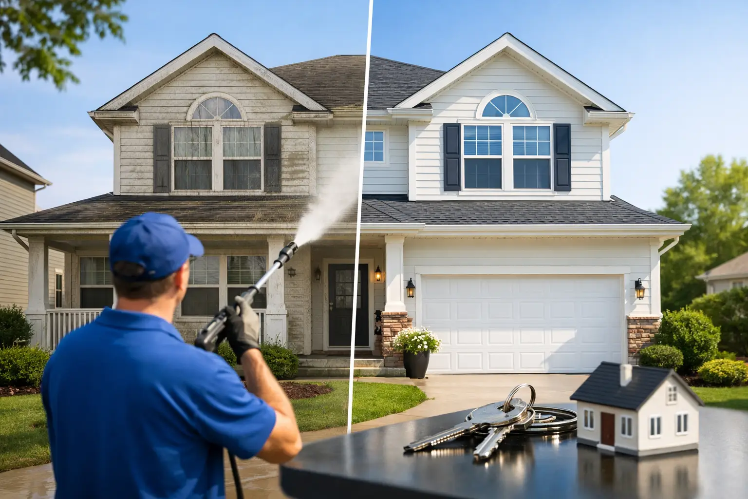 House Washing Before Sale Results That Show