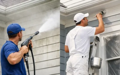House Washing or Repainting First? Get the Order Right
