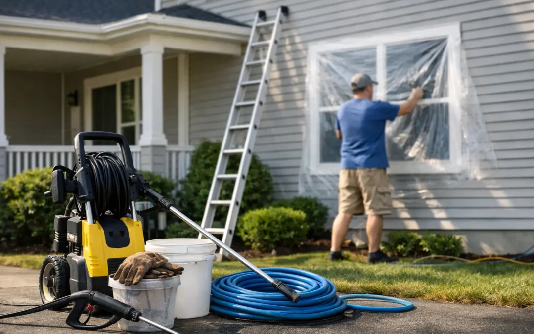 How To Prepare Your House For Washing Safely