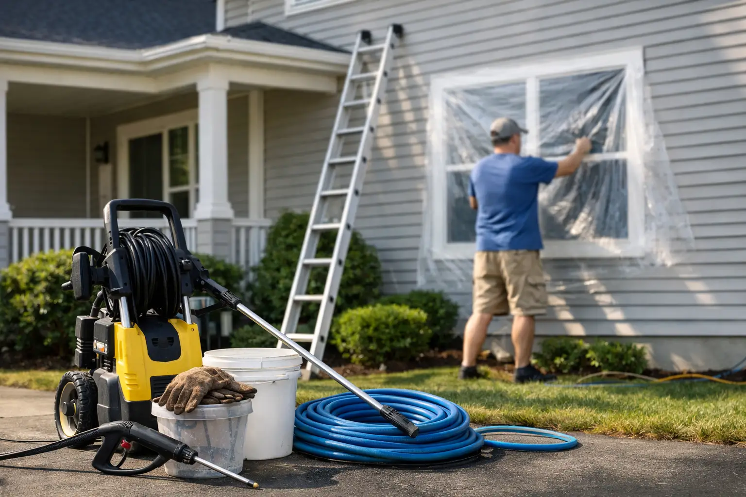 How to Prepare Your House for Washing Safely