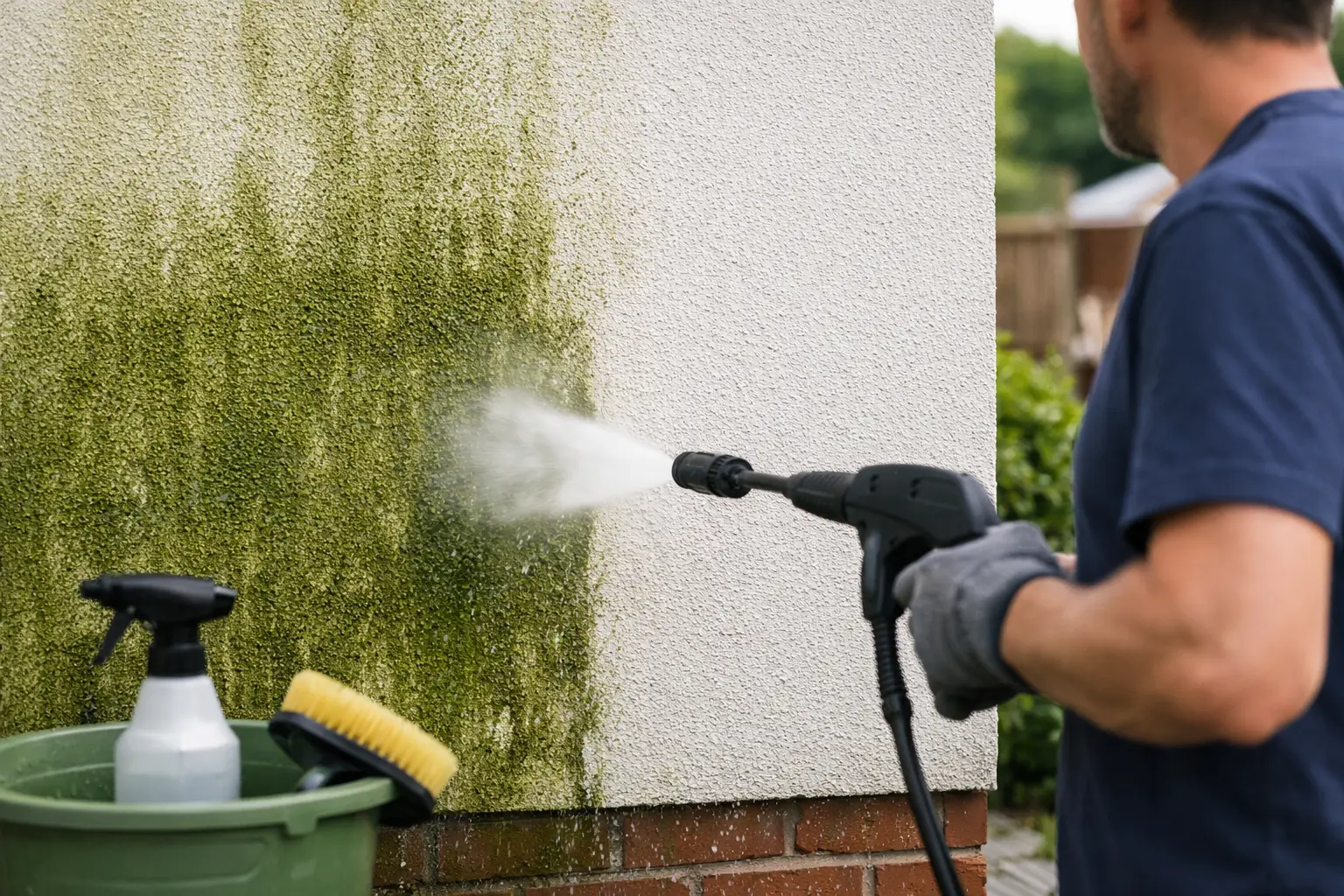 How to Remove Algae From Render Safely at Home
