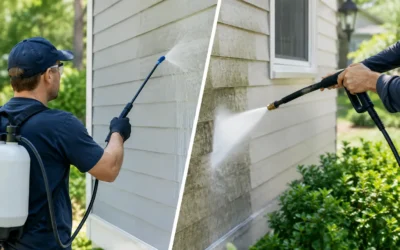 Chemical Treatment Versus Pressure Washing