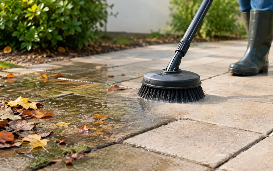 How To Remove Leaf Stains From Paving Safely