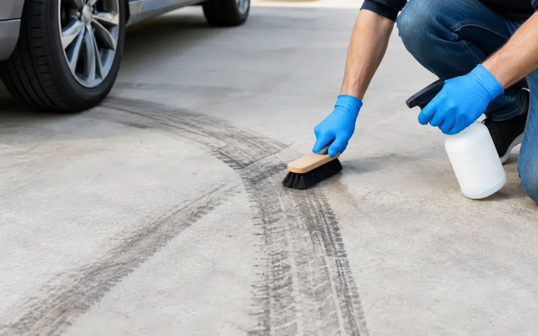 How To Remove Tyre Marks From Concrete Safely