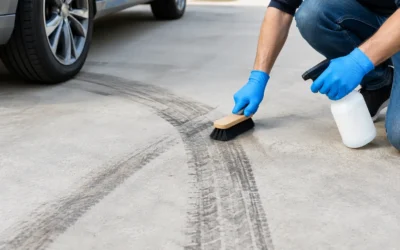 How to Remove Tyre Marks From Concrete Safely
