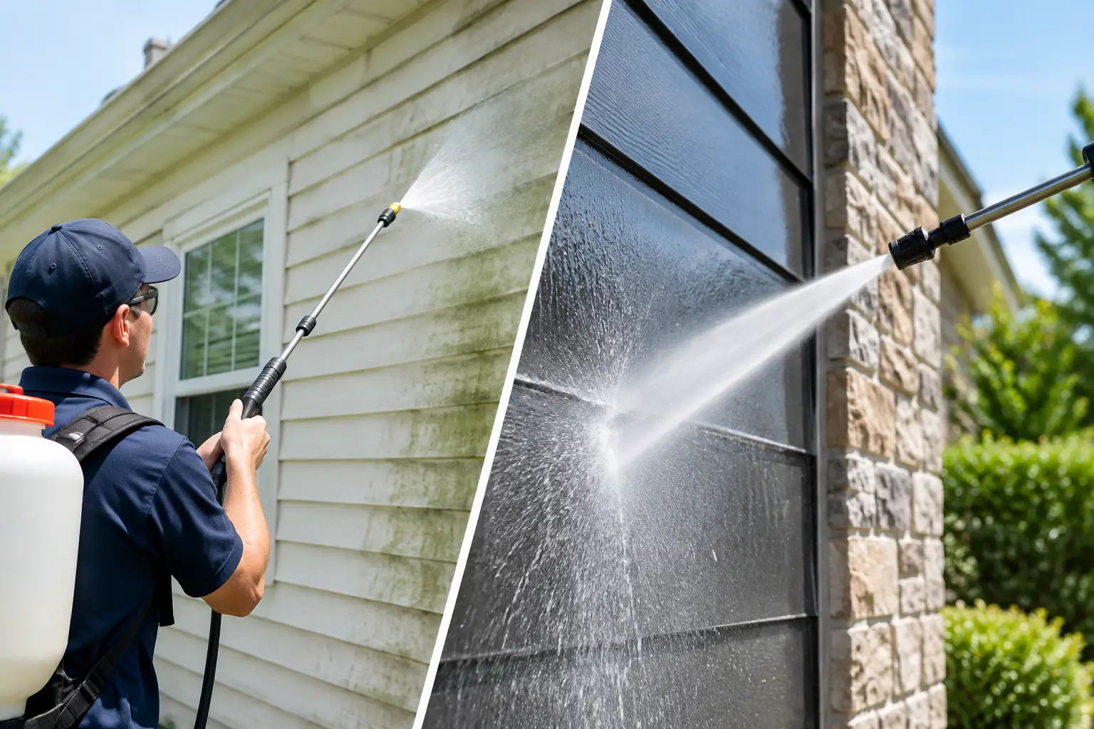 Soft Washing Versus Water Blasting - Which Is Best?