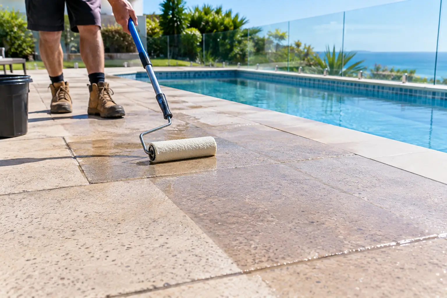 How to Seal Pool Deck Pavers Properly in QLD